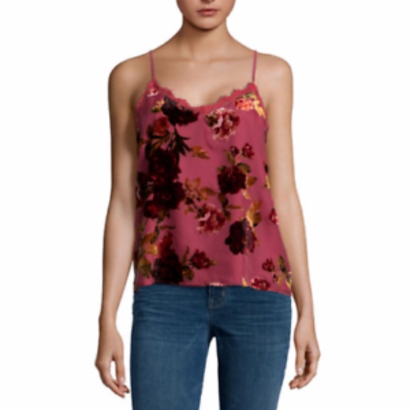 a.n.a Tops - a.n.a. Velvet Trim Cami